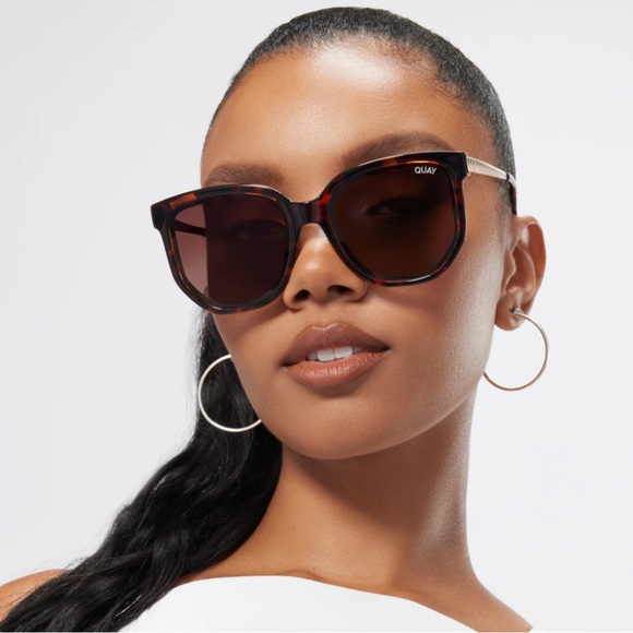 Quay Australia Accessories - FINAL SALE 4️⃣ 0️⃣ Oversized Sunglasses Quay Australia COFFEE RUN NWT